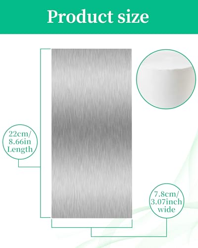 8.6 Inch Metal Cake Scraper Smoother Cake Decorating Supplies Kit, 3 Pcs - size: Cake Comb-1