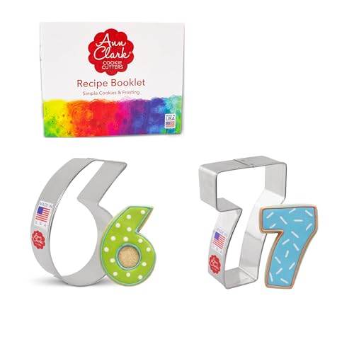 Ann Clark 6-7 Meme Cookie Cutters Set of 2, Made in USA