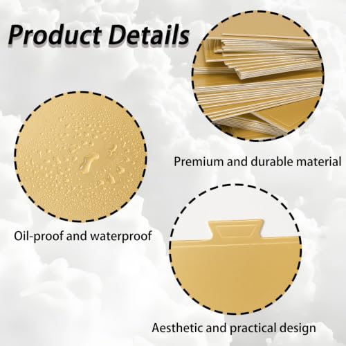 100 Pcs Mini Square Cake Boards, 3.35x3.55 Inch - color: Square
