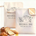 WiNDANCE Beeswax Bread Bags with Zipper, XL 13x17in, 2 Pack - color: Basic01