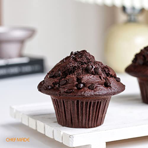CHEFMADE Muffin Cake Pan, Nonstick 4-Inch 4Pcs Cupcake Pan Set - size: 4 Inch Muffin 4Pcs