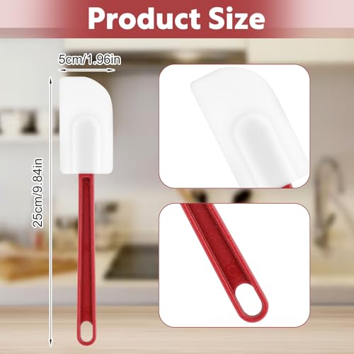 cobee 10 Pcs Silicone Spatulas Set, Silicone Scraper Spatula