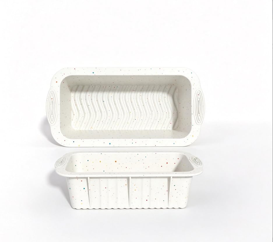 saphe Silicone Bread Loaf Pan, Heat resistant bread pan，Non-Stick Baking Mold Pans for Loaf, Bread, Cake, cheese cake