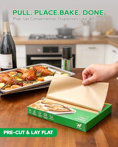 40GSM Pop-Up Parchment Paper Sheets, Precut Deli Paper Sheet, 9x13" 200pcs