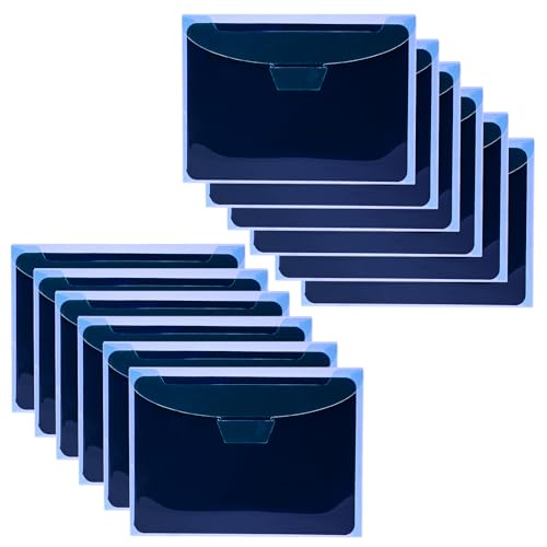 UNIMEIX 40 Pcs Magnetic Sheets for Die Storage Stamp and Die Storage Pockets Die Cut Storage for Card Making (20 Pcs Sheets+ 20 Pcs Bags,0.8 mm Thickness (Blue) - color: Blue