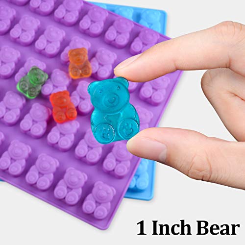 Gummy Bear Molds - 1 Inch Cute Bear Candy Molds Food Grade Silicone - size: Bear (3.5ml)