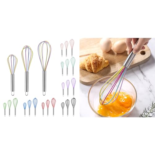 PURPLELILY Cake Baking Utensil Eggs Beater Pastry Tools Eggs Mixer Mixing Utensil Kitchen Accessories for Perfectly Blended Eggs Baking Enthusiasts, Blue