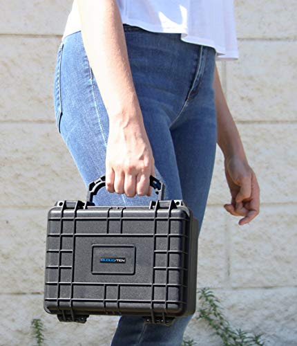 Cloudten 9 inch Airtight Case with Impact Absorbing Customizable Foam, Includes Case Only - style: 9 Inch