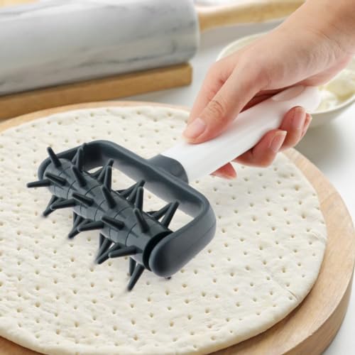 Pizza Dough Docker Dough Roller Spikes to Prevents Air Bubbles