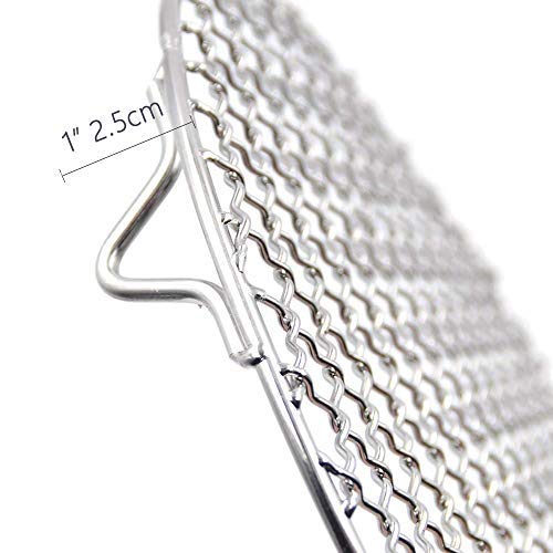 Grill Wire Cooling Racks for Oven Use Dia 11" Stainless Round Cooking Racks for Barbecue Air Fryer Instant Pot Pressure Cooker Canning Dutch Oven (280mm/11) - size: Dia 11"