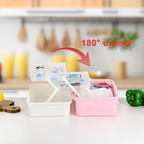 Cake Decorating Tools Storage Case, 3 Layer Craft Organizer Box