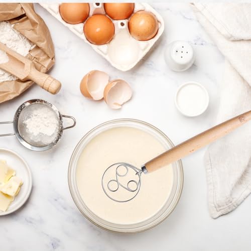 King Arthur Baking Company Baker’s Batter Whisk, Triple-Loop, 18/8 Stainless Steel, For Gently Mixing Batters, Quick Breads, And Muffin Mixes - style: Triple-Loop