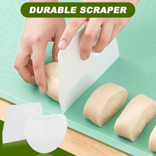 6PCS Round Cookie Cutter Stainless Steel Biscuit Cutters For Baking