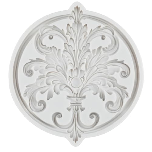 Baroque Silicone Mold Curlicues Scroll Lace Fondant Mold Set of 4 - color: Style E