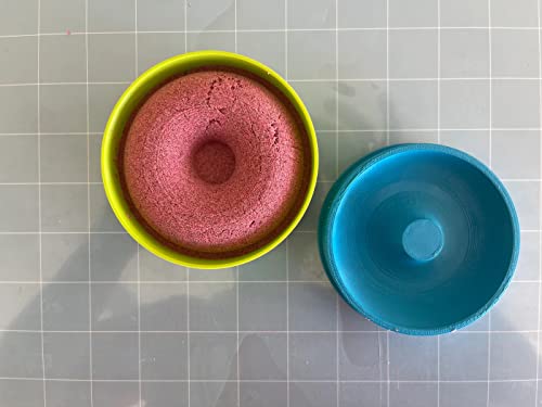 Donut Shape 3D Bath Bomb Mold - DIY Bath Bomb Mold, Hand Press, 3D Printed