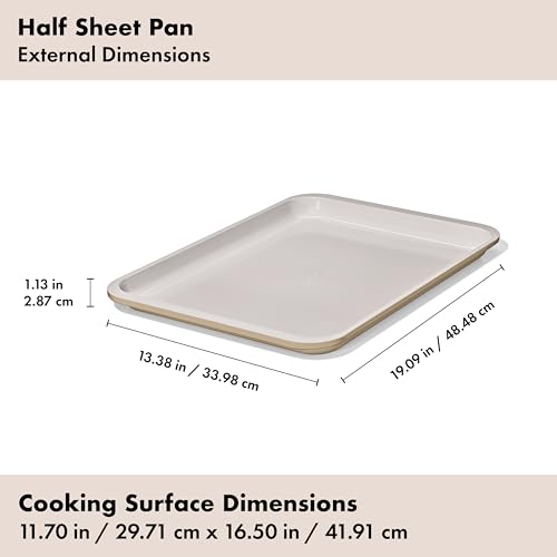 OXO Good Grips Non-Stick Pro Ceramic Coated Metal Bakeware, 3-Piece Set (Pack of 3) - color: Biscuit, size: 3-Piece Set (Pack of 3)