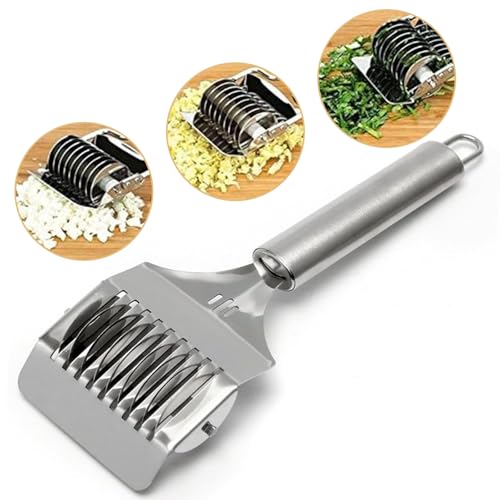 2PCS Noodle Cutter,Pasta Roller Tool for Homemade Noodles,Stainless Steel Noodle Maker for Kitchen Cooking Tools (Stainless steel)