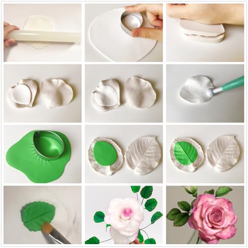 6set Gum Paste Fower Cutter Set Cookie Cutter for Wedding Cake Decorating