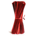 Twist Ties for Treat Bags 750 Pcs Party Cake Pops Ties 3.94" (Red)… - color: Red