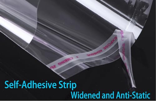 JOSDIOX Self Sealing Cellophane Cookie Bags for Gift Giving, Clear Resealable opp Bag With Self Adhesive Individual Plastic Bags for Packaging 200Pieces (3" x 4") - color: clear 2