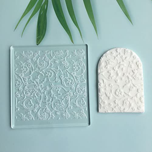 Flower Leaf Cookie Fondant Stamp Fondant Embosser Cookie Stamp (DESIGN 5) - color: DESIGN 5