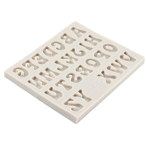 Capital Letter Fondant Molds Alphabet Silicone Mold - color: Style J