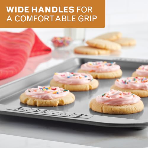 Farberware Nonstick Bakeware, Nonstick Cookie Sheet / Baking Sheet - 10 Inch x 15 Inch, Gray - size: 10" x 15" (1 piece)