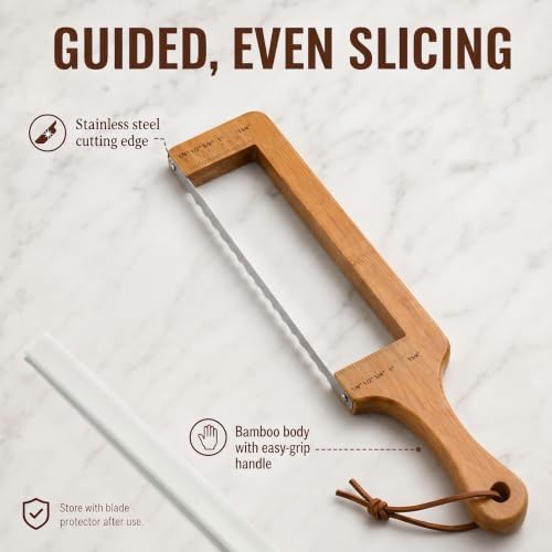 Sharp Bread Knife for Baker to Cut Homemade Sourdough Bread at Home Kitchen
