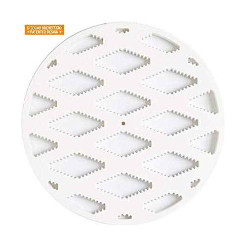Decora 0215802 Pastry Cutter Grid Patented Design, Made of Plastic, Ideal for Creating Pastry Decoration, Diameter 30 cm, Made in Italy - style: PASTERY