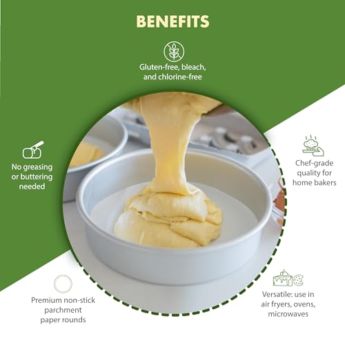 Regency Parchment Paper Circles For Round Cake Pans, 12", 100 PACK - size: Pack of 100, style: 12" Round