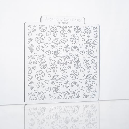 KALAIEN Cookie Stamps,Fondant Impression Mat Set of 3 Style 2 - color: Style 2