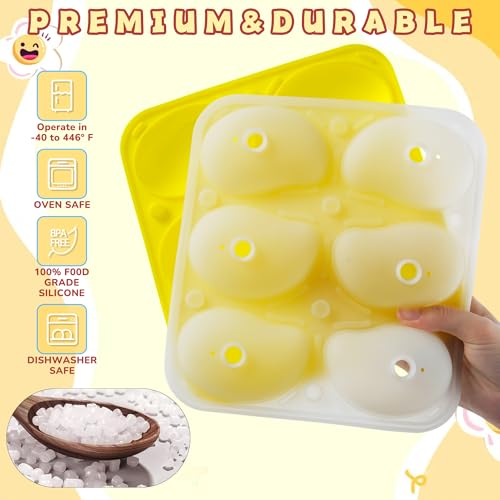 Mango Mold Silicone for Baking Pastry, 6-Cavity Mango Shape Silicone Mold for Baking Pudding, 3D Mango Fruit Molds Silicone for Pastry, Pudding, Chocolate, Candy, Ice Cream - color: 6-Cavity Mango Shape Mold