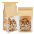 50 Pcs Cookie Packaging Bags with Seal, Small Bakery Bags with Window - size: Small