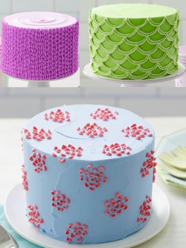 #81 Piping Tip, U Shape Flower Decorating Tip for Succulent & Ribbon, 3 Pcs - color: L