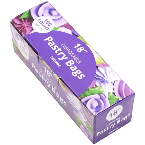 Disposable Pastry Piping Bags | 18 Inch | 100 Pack - size: 18 Inch