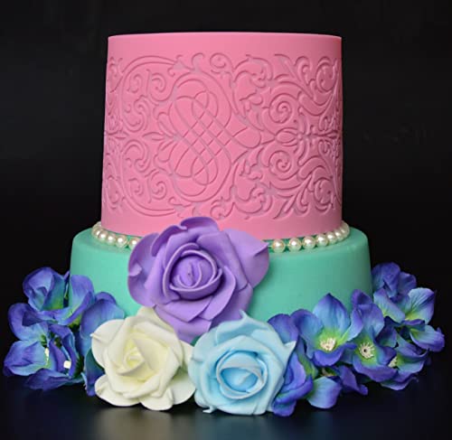 Edible Wedding Lace Cake Silicone Baking Mat
