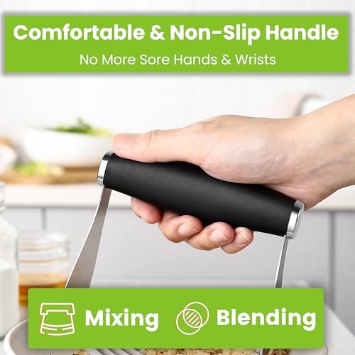 Spring Chef XL Pastry Blender, Durable Dough Blender For Baking - Black - color: Black, size: XL | Modern