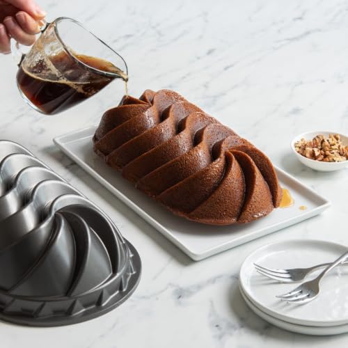 Nordic Ware Heritage Loaf, 6 Cup, Graphite