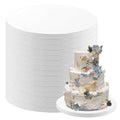 15 Pack Cake Boards 14 Inch Round Cake Drum White 1/2” Thick Cake Drums Corrugated Cardboard Cake Base for Multi-Layer Cakes Sturdy Cake Decorating Supplies - size: 14 Inch - 15 Pack