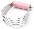 Spring Chef Medium Dough Blender Hand Tool - Pastry Cutter - Pink Lemonade - color: Pink Lemonade, size: 3" Medium