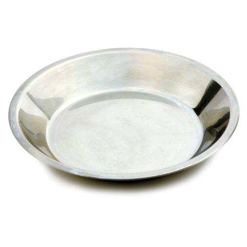 Norpro 3811 Stainless Steel Pie Pan, 9" x 1.5", 1 EA, As Shown