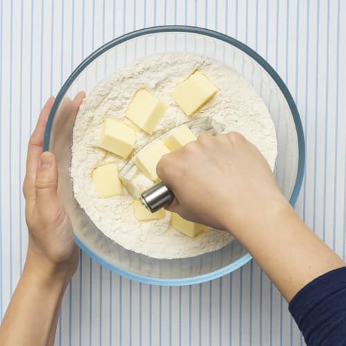 Mrs. Anderson’s Baking Pastry Dough Blender, Stainless Steel, 5-Blade Design - style: Bladed Pastry Blender, Stainless Steel