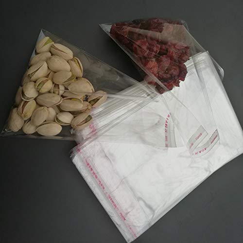 400pcs 4"x6" Clear Resealable Cellophane Bag Self Adhesive Seal - size: 4x6 Inch (Pack of 400)