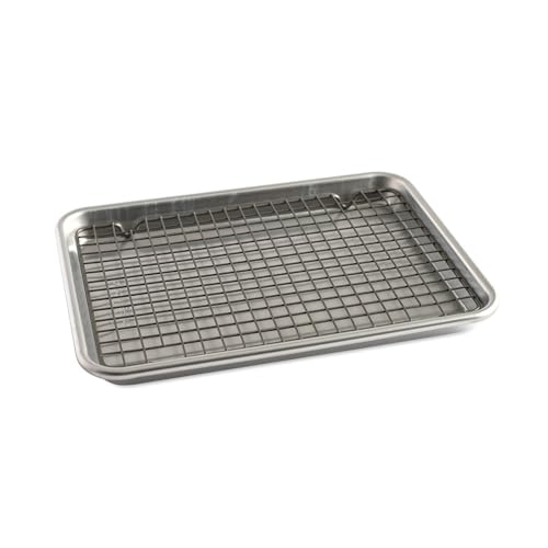 Nordic Ware Naturals® Quarter Sheet with Oven-Safe Nonstick Grid - size: Quarter Sheet with Nonstick Grid (Pack of 1)