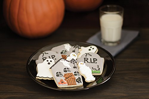 Fox Run 3668 Nesting Halloween Cookie Cutters, 1.5 x 4.5 x 7.5 inches, Multicolored - style: Haunted House Set