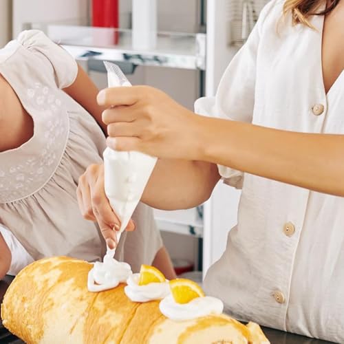 Disposable Small Piping Bags,8 inch,Extra Durable Mini Piping Bags-100Count