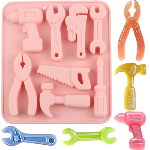 8 Cavity Hand Tools Silicone Candy Molds