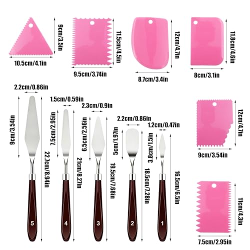 11 Pcs Painting Palette Knife Set