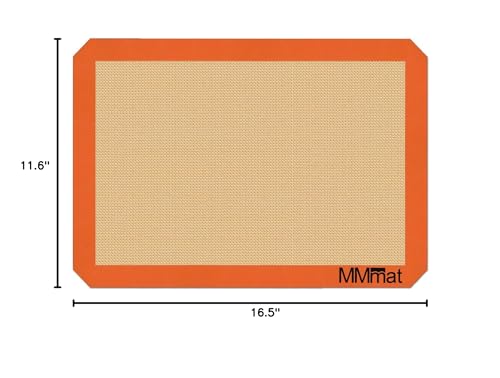 Best German Silicone Baking Mat, Half Sheet Baking Mat for Oven - color: Standard Baking Mat, size: 16.5"L x 11.6"W