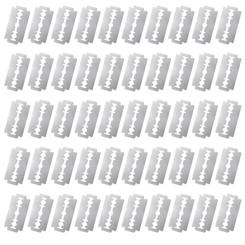50 PCS Bread Lame Blades Refill - Surgical Grade Stainless Steel Bread Scoring Blades for Sourdough Baking, Ultra Sharp Replacement Razor Blade, French Dough Bread Lame Razors Knife for Sourdough Bake